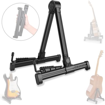 UPELLA Guitar Stands, Plastic Lightweight A-Frame for Stringed Instruments