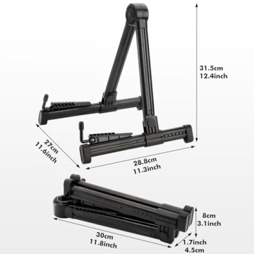 UPELLA Lightweight Guitar Stand - Portable & Protective