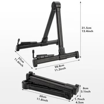 UPELLA Lightweight Guitar Stand - Portable & Protective