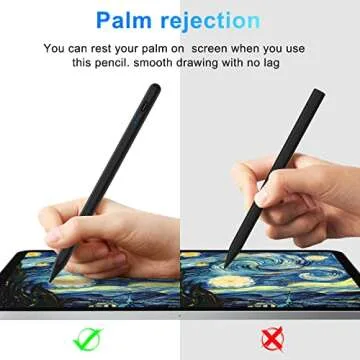 Stylus Pen for iPad with Palm Rejection & Tilt Sensitivity