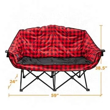 KUMA Outdoor Gear Bear Buddy Heated Chair - Heated Comfort for Two