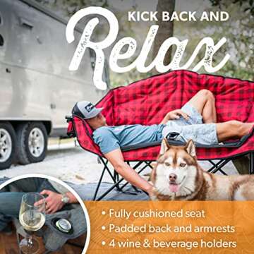 KUMA Bear Buddy Heated Chair for Cozy Outdoor Comfort