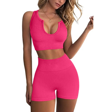 QINSEN Seamless Workout Set – Stylish Activewear for Women