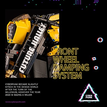 MISINI 10506 Cyberpunk Motorcycle Kit for Builders