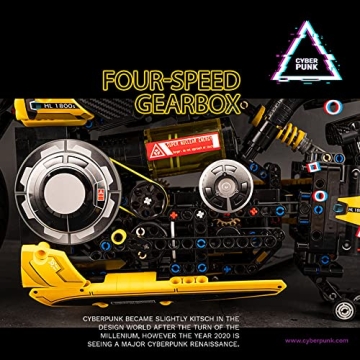 MISINI 10506 Cyberpunk Motorcycle Kit for Builders