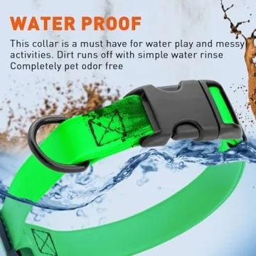 Durable Dogline Biothane Waterproof Collar for All Dogs