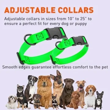 Durable Dogline Biothane Waterproof Collar for All Dogs