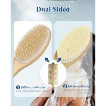 POPCHOSE Long Handle Back Scrubber for Shower