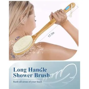 POPCHOSE Long Handle Back Scrubber for Shower
