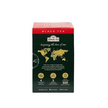 Ahmad Tea Black Tea, Strawberry Sensation Teabags, 20 ct (Pack of 1) - Caffeinated & Sugar-Free