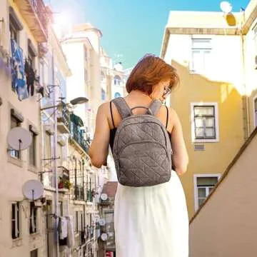 Travelon Anti-Theft Boho Backpack, Black, One Size