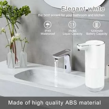 Automatic Foaming Soap Dispenser,Touchless Hand Sanitizer Dispenser Electric,Hand Soap Dispenser 4-L...