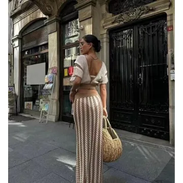 Stylish REASERAL Women’s Knit 2 Piece Summer Outfit