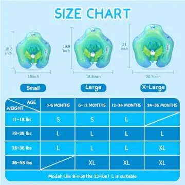 LAYCOL Baby Swimming Float with Sun Canopy for Safety