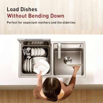 FOTILE SD2F Compact In-Sink Dishwasher with Sanitizing Feature