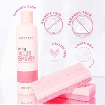 Salon Grade Kiara Sky Heeling Callus Remover Set for Feet