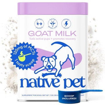 Native Pet Goat Milk Powder for Dogs - Organic & Nutritious