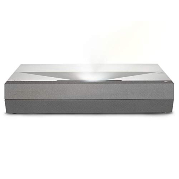 Optoma CinemaX P2 White Smart 4K UHD Laser Projector - Ultimate Home Theater Experience!