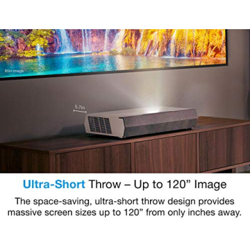 Optoma CinemaX P2 Smart 4K UHD Laser Projector for Home