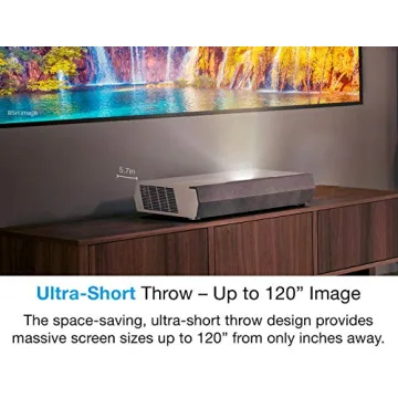 Optoma CinemaX P2 Smart 4K UHD Laser Projector for Home