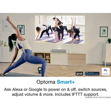 Optoma CinemaX P2 Smart 4K UHD Laser Projector for Home