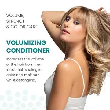 ALOXXI Volumizing Conditioner for Fine Thin and Color-Treated Hair with Apple Stem Cell Technology Keratin and Botanical Oils, 10.1 Fl.Oz