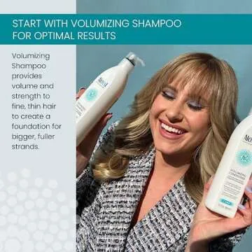 ALOXXI Volumizing Conditioner for Fine Thin and Color-Treated Hair with Apple Stem Cell Technology Keratin and Botanical Oils, 10.1 Fl.Oz