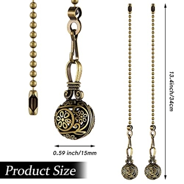 Vintage Ceiling Fan Pull Chain Set - Elegant & Durable