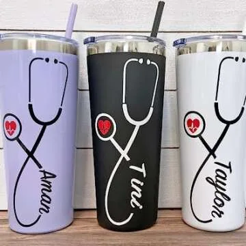 Custom Steel Tumbler - Hot & Cold Drinks