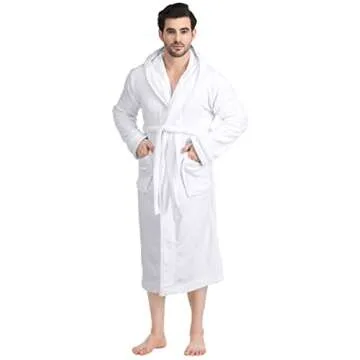 NY Threads Hooded Fleece Bathrobe for Cozy Comfort