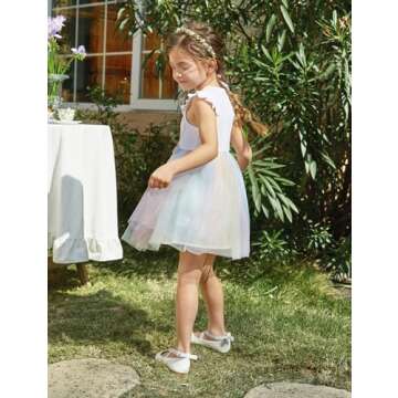 Elegant PATPAT Girl's Tutu Dress for Special Occasions