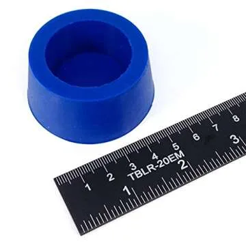 High Temp Masking Supply 1.875" X 2.203" #11 Hollow Silicone Plugs - 5 Pack