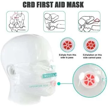 Snake Bite Kit, Bee Sting Kit, Emergency First Aid Supplies, Venom Extractor Suction Pump, Bite and Sting First Aid for Hiking, Backpacking and Camping. Includes Bonus CPR face Shield (Blue)