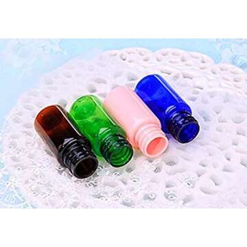 6PCS 10ML 0.34oz BPA Free Brown Empty Portable Pump Press Bottles Jars Pot Container For Makeup Foundations Cosmetic Skin Care Lotion Cream Liquid Essential Oils Serums