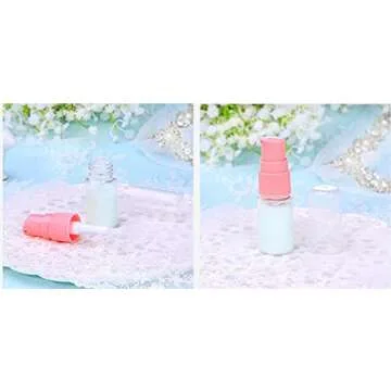 6PCS 10ML 0.34oz BPA Free Brown Empty Portable Pump Press Bottles Jars Pot Container For Makeup Foundations Cosmetic Skin Care Lotion Cream Liquid Essential Oils Serums