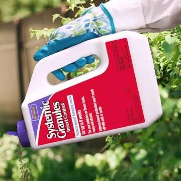 Bonide Insect Control Systemic Granules, 4 lbs. Ready-to-Use Water Resistant Long Lasting Protection Outdoor Use