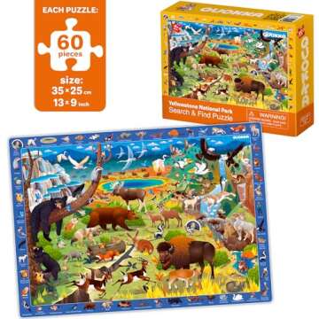 Engaging QUOKKA Puzzles: 4 Educational Jigsaw Sets for Kids 4-8