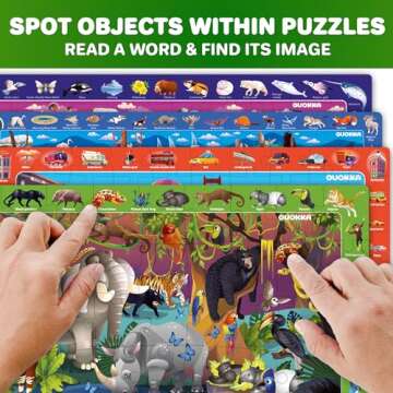 QUOKKA Puzzles - Fun Learning Toys for Kids Ages 4-8