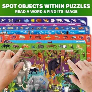 QUOKKA Puzzles - Fun Learning Toys for Kids Ages 4-8