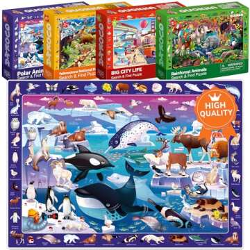 QUOKKA Puzzles - Fun Learning Toys for Kids Ages 4-8