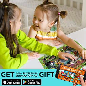 QUOKKA Puzzles - Fun Learning Toys for Kids Ages 4-8