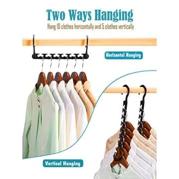 Smartor Space Saving Hangers - 20 Pack Closet Organizers