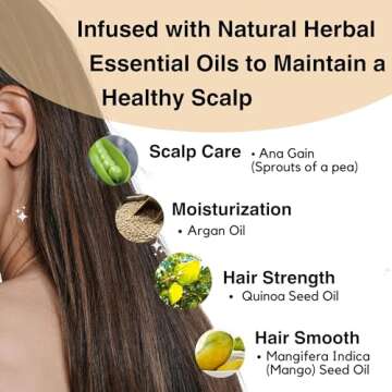 Moist Diane Anti-breakage Keratin Shampoo for Men, Organic Japanese Haircare for Sensitive Scalp, Natural Dandruff Shampoo for Women Fine Hair, Silicone & Sulfate Free, EXTRA VOLUME & SCALP 15.2 Fl Oz