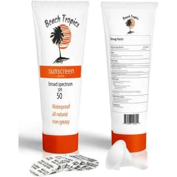 Sunscreen Flask - Discreet 10oz Hidden Alcohol Flask Set of 2