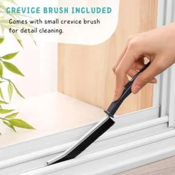Ergonomic Grout Brush with Swivel Head for Easy Cleaning