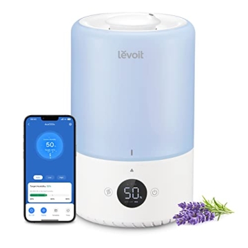 LEVOIT Dual 200S Smart Humidifiers for Bedroom, Top Fill, Customize Humidity for Home, Baby Nursery ...