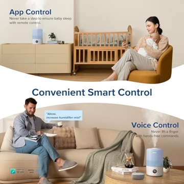 LEVOIT Smart Humidifier: Top Fill, APP Control, 3L
