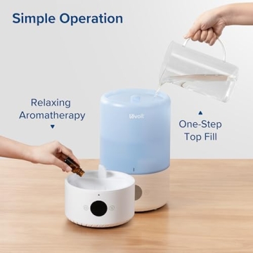 LEVOIT Smart Humidifier: Top Fill, APP Control, 3L