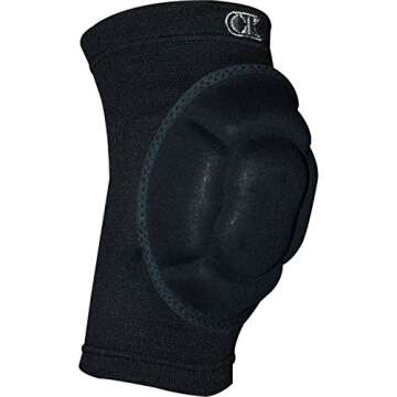 Cliff keen youth the impact wrestling knee pad,Black,YOUTH