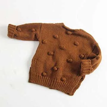 Lefyira Baby Girl Knit Cardigan Stylish Button Down